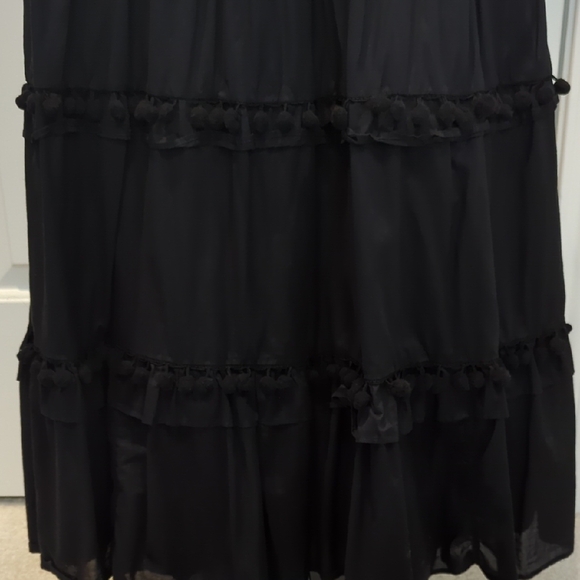 J. Crew Sz 2 Elegant Black Ruffled Dress - Picture 7 of 10